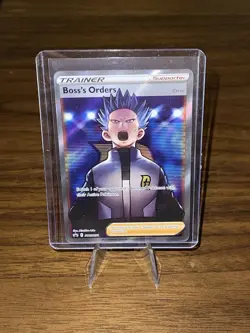Boss's Orders SWSH251 Black Star Promo Full Art Pokemon Card Cyrus Tournament - Image 2