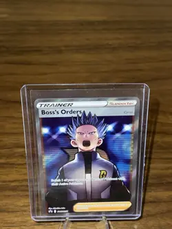Boss's Orders SWSH251 Black Star Promo Full Art Pokemon Card Cyrus Tournament - Image 3