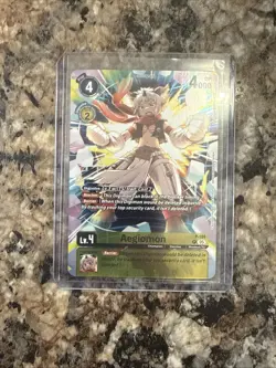 Digimon TCG Exclusive Aegiomon Card P-194 Alt Art - Image 1