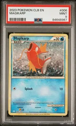 PSA 9 MINT Magikarp 006/034 Holo English Trading Card Game Classic 2023 - Image 1