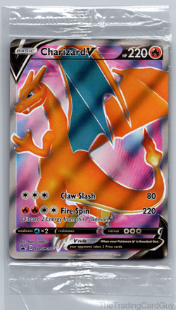 Charizard V SWSH050 SWSH: Sword & Shield Promo Cards Holo SEALED - Image 1