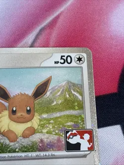 Eevee Pokemon Prize Pack Stamp Series 7 Promo Pokemon Card NM - Image 3