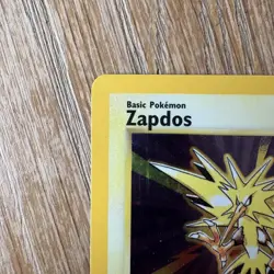 Pokemon TCG Zapdos Base Set Holo Unlimited Rare Card 16/102 LP - Image 3
