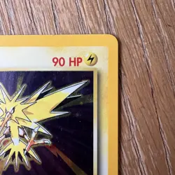 Pokemon TCG Zapdos Base Set Holo Unlimited Rare Card 16/102 LP - Image 4