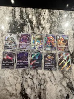 Korean Pokemon 10 Card Lot Of Art Rares - Image 1