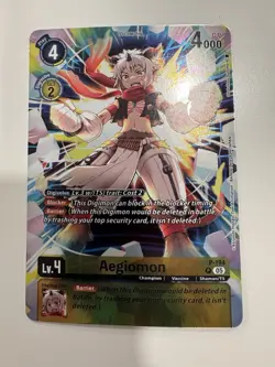 Aegiomon | P-194 | Digimon Card Game | Digimon Story Time Stranger Promo *NM* - Image 1