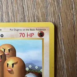 1999 Pokemon TCG Dugtrio Base Set #19/102 Non-Holo Rare Card Shadowless LP - Image 3