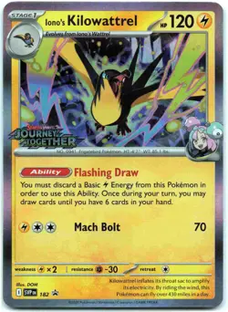 Iono's Kilowattrel - (Prerelease) Promo SV: Scarlet & Violet Promo Cards SVP Lig - Image 1