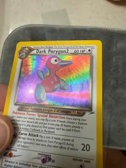 (LP+) Dark Porygon2 8 Holo Rare Neo Destiny Unlimited Vintage 2000 Pokemon Card - Image 1