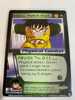 Dragon Ball Z CCG 2000 Score Saiyan Saga Limited Promo Foil EXC/NM+ Card Pick - Image 5