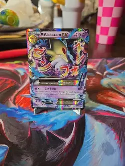 Pokemon Mega M Alakazam EX Card 26/124 XY Fates Collide - Image 1