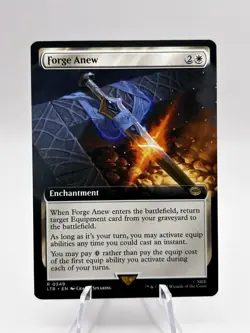 Forge Anew 0349 Extended Art Lord of the Rings LTR MTG NM - Image 1