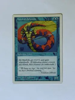 Lord of Atlantis Core Set 5th Edition Regular MTG Magic The Gathering - Image 1