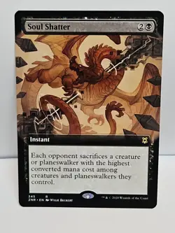 Soul Shatter (Extended Art) Zendikar Rising Regular MTG Magic The Gathering - Image 1