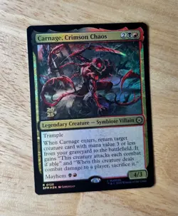 Carnage, Crimson Chaos - MTG Play Promo Foil NM - Image 1