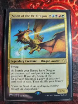 Scion of the Ur-Dragon - Commander 2017 (C17) Regular MTG LP - Image 1