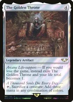 MTG | The Golden Throne (Surge Foil) | Warhammer 40,000 | 40K | Magic | NM - Image 1
