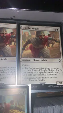 Templar Knight Universes Beyond Assassin's Creed Magic: The Gathering X4 playset - Image 4
