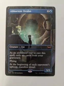 Abhorrent Oculus (Borderless) Duskmourn: House of Horror Regular MtG Magic - Image 1