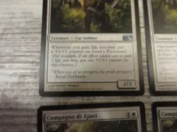 4x Ajani's Pridemate - M11 2011 - NM - 1x English 3x Italian - OOP MTG - Image 2