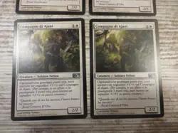 4x Ajani's Pridemate - M11 2011 - NM - 1x English 3x Italian - OOP MTG - Image 4