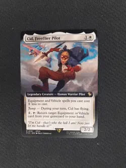Cid, Freeflier Pilot - Extended Art | NM | Final Fantasy | Magic TCG - Image 1