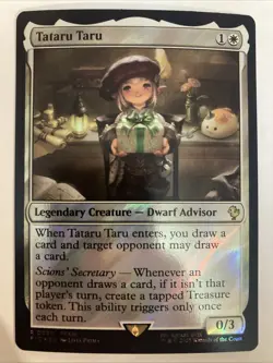 MTG: Tataru Taru (Surge Foil) Commander: Final Fantasy Surge Foil 0030 NM - Image 1