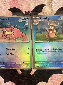 Slowpoke And Slowking Master Balls Prismatic Evolutions Pokemon - Image 1