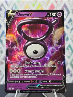 Pokemon TCG Unown V SWSH300 Black Star Promo Holo Ultra Rare Nm - Image 1