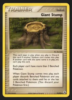 Giant Stump 75/92 EX Legend Maker 2006 - Pokemon TCG - Image 1
