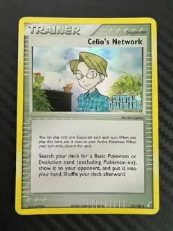 Pokemon TCG Celio's Network 73/100 Crystal Guardians Reverse Holo DMG - Image 1