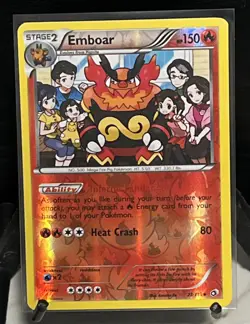 Pokemon TCG Emboar Legendary Treasures 27/113 Reverse Holofoil - Image 1