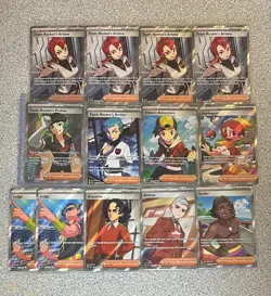(13) Pokemon Full Art Ultra Rare Trainer Lot- Rockets Ariana/Archer/Proton +++++ - Image 1