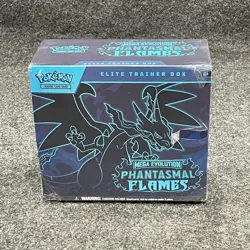 POKEMON Mega Evolution- Phantasmal Flames Elite Trainer Box, Sealed Box is Worn - Image 1