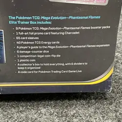 POKEMON Mega Evolution- Phantasmal Flames Elite Trainer Box, Sealed Box is Worn - Image 4