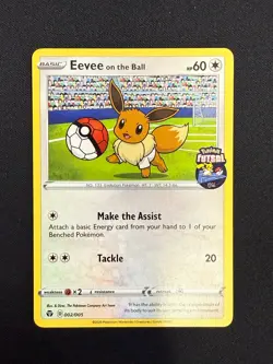 Eevee on the Ball (002/005) Futsal - Pokemon TCG - Image 1
