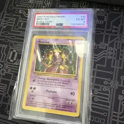RARE - 2000 POKEMON PROMO BLACK STAR #14 MEWTWO - PSA 6 EX-MT - Image 1