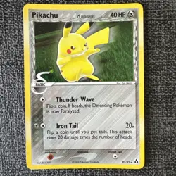 Pokemon TCG - Pikachu Delta Species Holo Secret Rare EX Legend Makers 93/92 - LP - Image 1