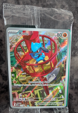 Pokemon SEALED Riolu MEP 010 Mega Evolution ETB Promo!! - Image 1