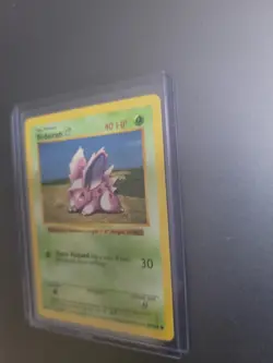 Pokemon Nidoran Base Set 55/102 Regular Shadowless Common - Image 5