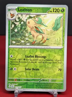 Pokemon Leafeon #011/167 Twilight Masquerade Reverse Holo - Image 1