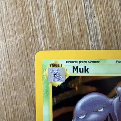 Pokemon TCG Muk 13/62 Holo Rare Fossil NM/LP - Image 3