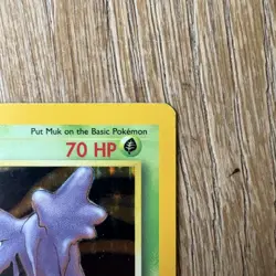 Pokemon TCG Muk 13/62 Holo Rare Fossil NM/LP - Image 5