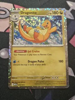 Dragonite Holo 12/15 New 2025 McDonalds Happy Meal Pokemon Dragon Discovery NM - Image 1