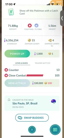 Pokemon Go Shiny Galerian Zapdos - Image 2