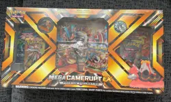 Pokemon Costco Exclusive Sharpedo & Camerupt Mega EX Premium Collection Bundle - Image 1