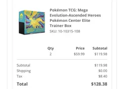 POKEMON ASCENDED HEROS POKEMON CENTER EXCLUSIVE ETB CONFIRMED PRESALE - Image 1
