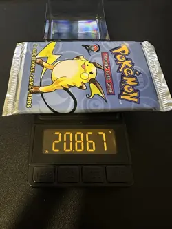 Pokemon Base Set 2 Booster Pack Raichu Art Sealed WOTC Heavy 20.867 - Image 3