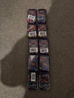 Pokemon TCG: Mega Heroes Mini Tin Bundle - 10x Mini Tins - Brand New & Sealed - Image 1