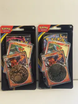 Pokemon TCG Mega Evolutions Phantasmal Flames Blister Pack 2 Promos Sealed (2) - Image 1